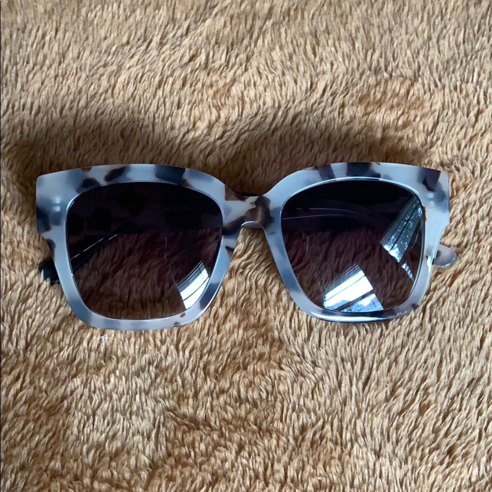 DIFF Bella II Sunglasses Cream Tortoise